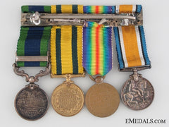 A Territorial Force Miniature Medal Group