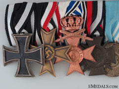 A Bavarian Long Service Medal Bar