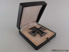 A Cased Wwi Iron Cross First Class 1914; 800 Silver