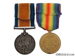 Wwi Pair To Josaphat Delisle - 3Rd Can. Pnr. Bn.