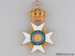 A Saxe-Ernestine House Order In Gold; Grand Cross Badge
