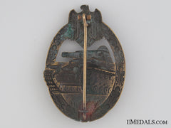 An Early War Bronze Grade Tank Badge By Karl Wurster