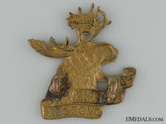 Wwi 4Th Mounted Rifle Battalion Cap Badge; 2Nd Version
