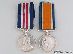 A First War Military Medal To A Canadian Metis