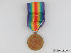 Wwi Victory Medal - Lieutenant S.c. Conner Raf