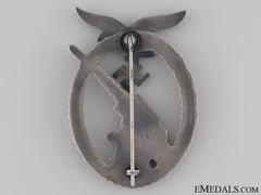 Luftwaffe Flak Badge – Tombac With Ball Hinge