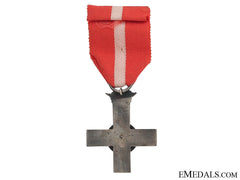 Order Of Military Merit - Silver Cross With Red Distinction