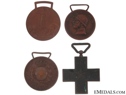 four_first_war_italian_medals_ir3884