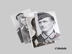 Germany, Third Reich. A Lot of Post-War Signed Knight’s Cross Winner Photographs