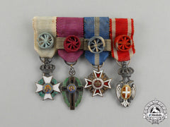 A First War Greek Officer's Miniature Group