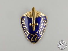 An Italian 22Nd Infantry Division "Alpe Hunters" ) Sleeve Shield