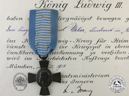 a_bavarian_king_ludwig's_cross_with_award_document1918_j_106