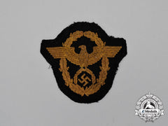 A Third Reich Period Wasserschutzpolizei Civil Police Sleeve Eagle; Uniform Removed