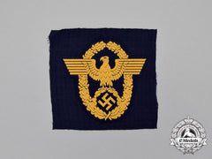 A Mint And Unissued Third Reich Period Wasserschutzpolizei Civil Police Sleeve Eagle