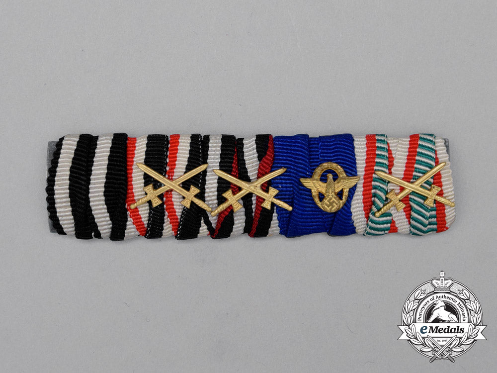 a_first_and_second_war_german_police_long_service_medal_ribbon_bar_grouping_j_130_1