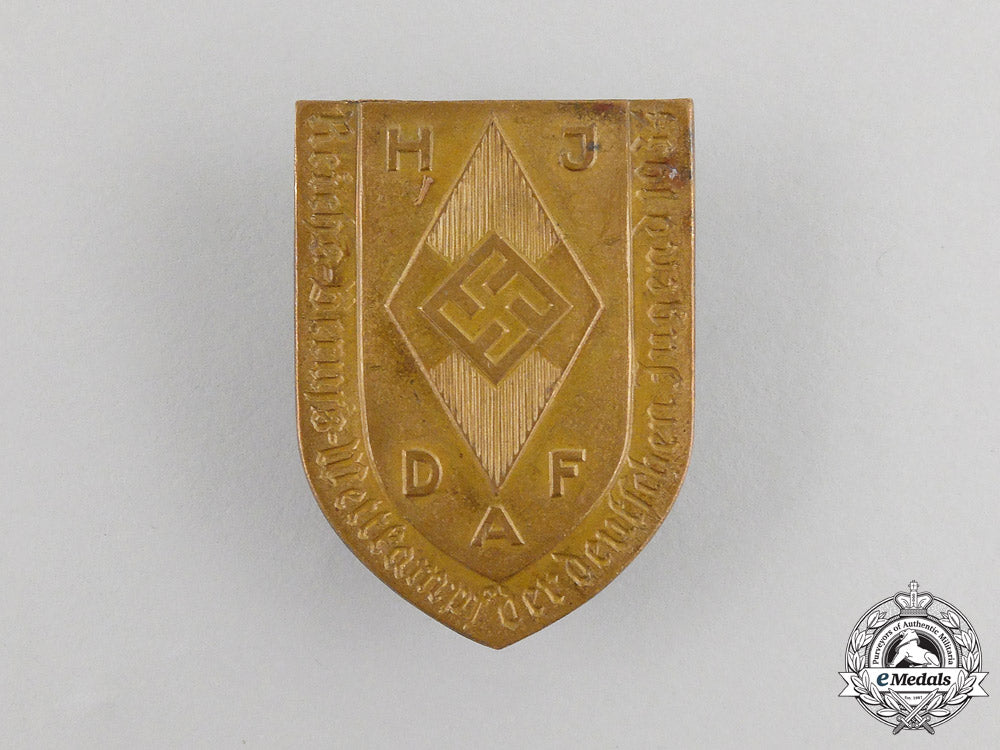 a1934_hj/_daf_joint_reichs_occupational_skills_competition_badge_j_189
