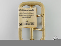 A Political Leader's Belt Buckle With Rzm Tag By Dominik Schönbaumfelds