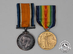 United Kingdom. A Medal Pair To Ii Class Air Mechanic C.s. Headley; Royal Air Force