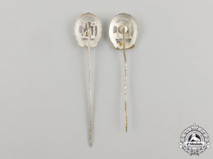 two_drl_silver_grade_sports_badge_miniature_stick_pins_j_219_2