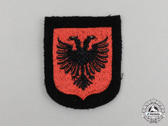 A Mint And Unissued Albanian Waffen-Ss Volunteer Sleeve Shield Insignia