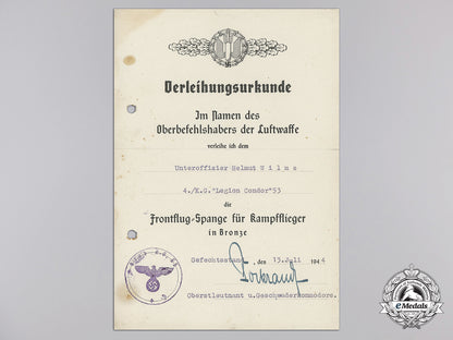 two_award_documents_to_unteroffizier_helmut_wilms;“_legion_condor”_j_337