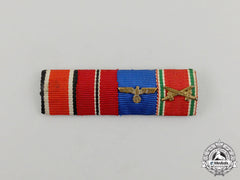 A First And Second War Austrian Long Service Medal Ribbon Bar
