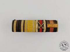 A First And Second War Saxon Bravery Ribbon Bar
