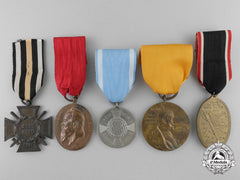 Five First War German Medals And Awards