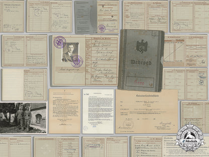 a_wehrpass&_document_group_to_a_front_line_soldier_killed_in_russia_j_444