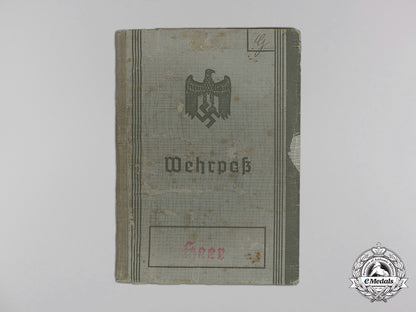 a_wehrpass&_document_group_to_a_front_line_soldier_killed_in_russia_j_445