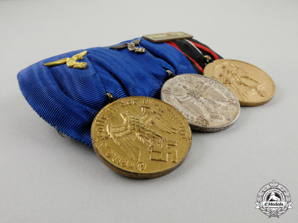 a_second_war_german_luftwaffe_long_service_medal_bar_grouping_j_487_1