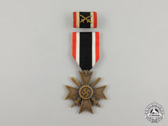 A War Merit Cross Second Class With Swords With Its Matching Medal Ribbon Bar