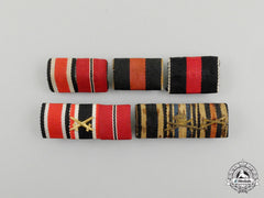 Five First And Second War German Medal Ribbon Bars