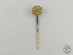 A Gold Grade Spanish Cross Miniature Stick Pin