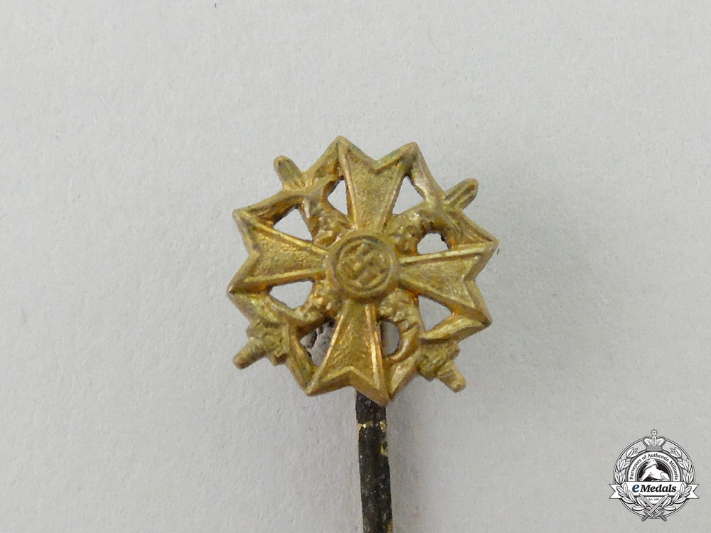 a_gold_grade_spanish_cross_miniature_stick_pin_j_531_1