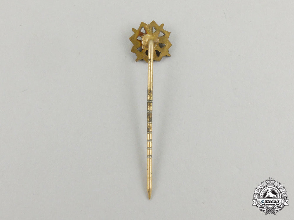 a_gold_grade_spanish_cross_miniature_stick_pin_j_533_1