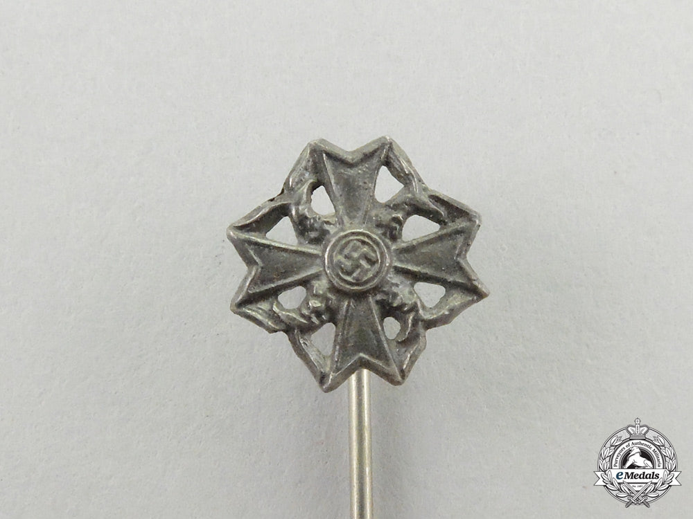 a_silver_grade_spanish_cross_miniature_stick_pin_j_535_1