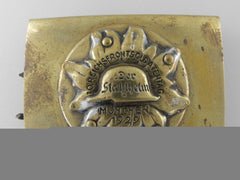 A Stahlhelm Veteran's Belt Buckle; Event Sales Piece