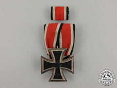 A Court Mounted Iron Cross 1939 Second And Ribbon Bar Class By A Eck Of Frankfurt