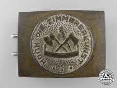 Germany. A Carpenter's Trade Belt Buckle