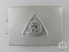 A German Dräger Factory Lübeck Industrial Belt Buckle