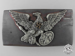 A Rare Prussian National Bureau Of Mines Nazi-Era Modified Belt Buckle; Published