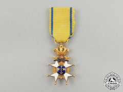 Sweden, Kingdom. An Order Of The Sword In Gold, Miniature