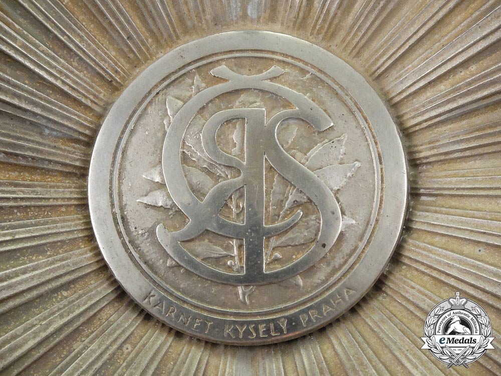 A Czechoslovakian Order Of The White Lion; 1St Class Grand Cross