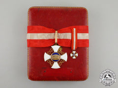 An Italian Order Of The Crown: Commander's Cross In Gold