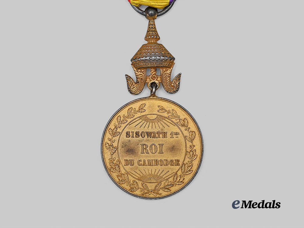 cambodia,_kingdom._medal_of_sisowath_i,_i_class,_gold_grade_e_medals__w8669_5