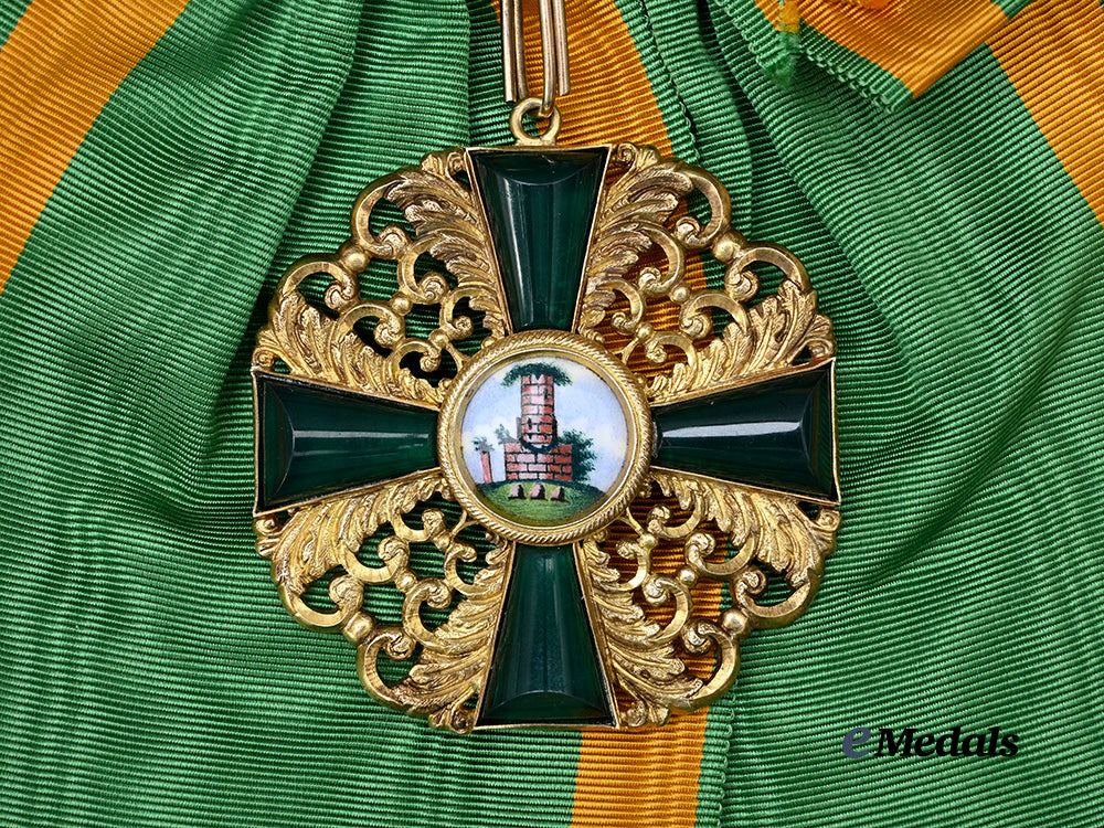 baden,_grand_duchy._a_rare_order_of_the_zähringer_lion,_grand_cross_in_gold_e_medals__g62624_3