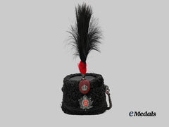 Canada. A Queen’s Own Rifles Busby with Plume and Metal Case