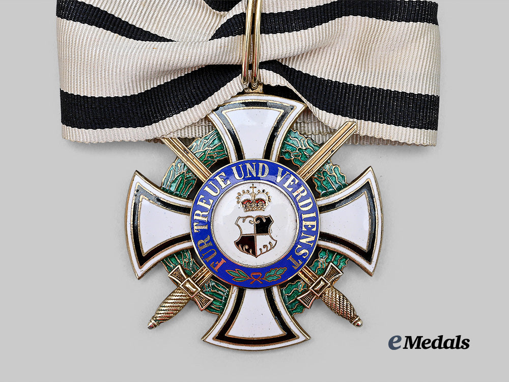 hohenzollern,_dynasty._a_house_order_of_hohenzollern,_honour_commander's_cross_with_swords,_c.1917_e_medals__g62930_3