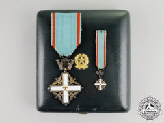 Italy. An Order Of Merit Of The Italian Republic, Knight, Fullsize And Miniature, In Case
